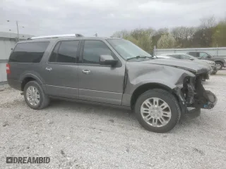 2013 Ford Expedition EL Limited with VIN 1FMJK1K54DEF62971, listed as a Copart auction lot 49788275 with 134,339 mi miles and Clean Title. Bid and sale history available at carsss.com. Image 4.