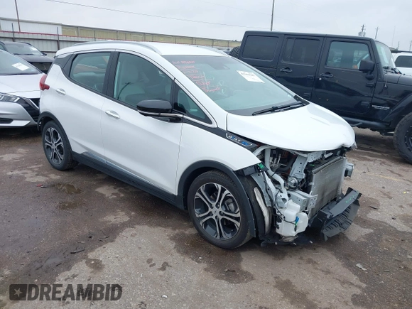 2018 Chevrolet Bolt EV Premier with VIN 1G1FX6S02J4133190, listed as a IAAI auction lot 41363945 with 57,228 mi miles. Bid and sale history available at carsss.com. Image 1.