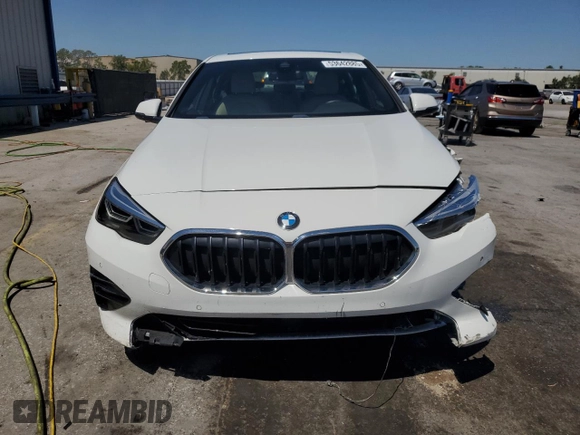 2021 BMW 2 Series 228i with VIN WBA53AK00M7H73905, listed as a Copart auction lot 53642885 with 33,582 mi miles and Salvage Title. Bid and sale history available at DreamBid. Image 5.