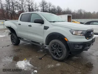 2023 Ford Ranger XL with VIN 1FTER4FH1PLE19323, listed as a Copart auction lot 44591375 with 18,147 mi miles and Salvage Title. Bid and sale history available at carsss.com. Image 4.