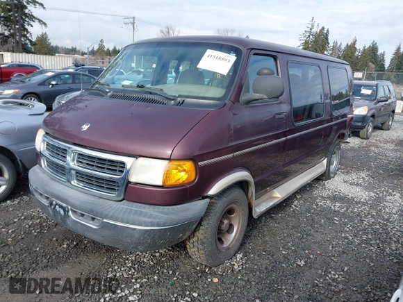 2001 Dodge Cargo Conversion with VIN 2B6HB11Y11K542977, listed as a IAAI auction lot 41518593 with 135,125 mi miles. Bid and sale history available at carsss.com. Image 17.