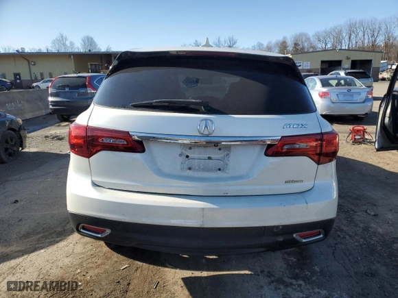2014 Acura MDX Tech Pkg with VIN 5FRYD4H41EB019010, listed as a Copart auction lot 50660555 with 250,617 mi miles and Clean Title. Bid and sale history available at carsss.com. Image 6.