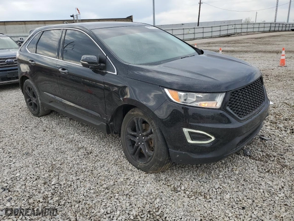2016 Ford Edge Titanium with VIN 2FMPK4K80GBB41948, listed as a Copart auction lot 50891665 with 124,710 mi miles and Salvage Title. Bid and sale history available at carsss.com. Image 4.