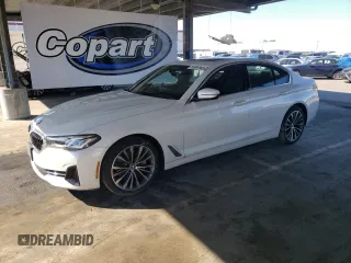 2022 BMW 5 Series 530i xDrive z VIN WBA13BJ04NCJ48788, wystawiony jako Copart lot #55697965 z przebiegiem 40 245 mil mil oraz Szkoda całkowita • Salvage title. Historia ofert i sprzedaży dostępna na DreamBid. Obrazek 1.