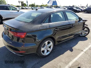 2018 Audi A3 Sedan Premium with VIN WAUAUGFF6J1091328, listed as a Copart auction lot 67236414 with 37,164 mi miles and Salvage Title. Bid and sale history available at carsss.com. Image 3.
