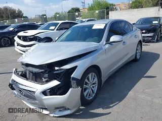 2014 Infiniti Q50 Premium z VIN JN1BV7AP9EM684709, wystawiony jako IAAI lot #41901877 z przebiegiem 91 425 mil mil oraz . Historia ofert i sprzedaży dostępna na DreamBid. Obrazek 2.