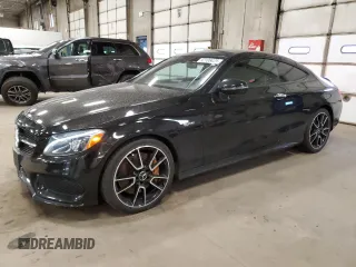2017 Mercedes-Benz C 43 AMG with VIN WDDWJ6EB5HF457406, listed as a Copart auction lot 52108435 with 44,171 mi miles and Salvage title. Bid and sale history available at DreamBid. Image 1.