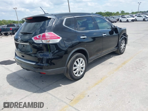 2015 Nissan Rogue SV with VIN KNMAT2MT7FP558410, listed as a IAAI auction lot 42106833 with 120,339 mi miles and . Bid and sale history available at carsss.com. Image 4.