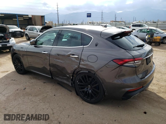 2022 Maserati Levante Modena S with VIN ZN661ZUM9NX399027, listed as a Copart auction lot 76893644 with 29,075 mi miles and Salvage Title. Bid and sale history available at carsss.com. Image 2.