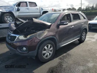 2012 Kia Sorento LX with VIN 5XYKT3A65CG303682, listed as a Copart auction lot 51541035 with 125,886 mi miles and Salvage Title. Bid and sale history available at DreamBid. Image 1.