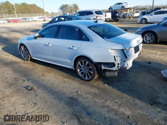 2021 Audi A4 S line Premium Plus with VIN WAUEAAF4XMA038044, listed as a IAAI auction lot 41354276 with 19,726 mi miles and . Bid and sale history available at DreamBid. Image 3.