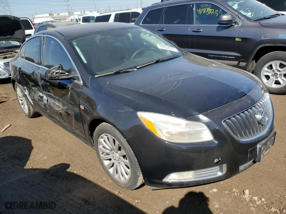 2011 Buick Regal CXL RL3 with VIN W04GR5EC5B1009773, listed as a Copart auction lot 49033575 with 247,660 mi miles and Salvage Title. Bid and sale history available at carsss.com. Image 4.