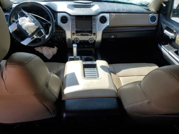 2018 Toyota Tundra 4WD SR5 with VIN 5TFHW5F17JX770834, listed as a Copart auction lot 45954965 with 0 mi miles and Salvage Title. Bid and sale history available at carsss.com. Image 8.