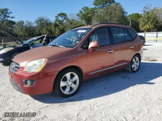 2007 Kia Rondo EX with VIN KNAFG526077112784, listed as a Copart auction lot 88016415 with 85,118 mi miles and Clean Title. Bid and sale history available at carsss.com. Image 1.