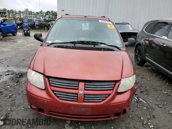 2007 Dodge Grand Caravan SXT z VIN 2D4GP44L97R181107, wystawiony jako Copart lot #56330705 z przebiegiem 4 120 mil mil oraz Szkoda całkowita • Salvage title. Historia ofert i sprzedaży dostępna na DreamBid. Obrazek 5.