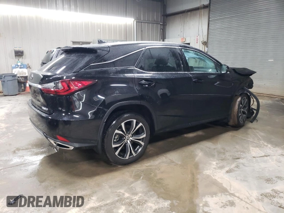 2021 Lexus RX with VIN 2T2HZMDA7MC303934, listed as a Copart auction lot 81959534 with 18,464 mi miles and Salvage Title. Bid and sale history available at carsss.com. Image 3.