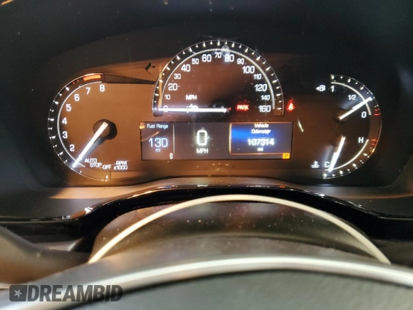 2017 Cadillac XT5 Luxury FWD with VIN 1GYKNBRS0HZ256473, listed as a Copart auction lot 45385105 with 107,314 mi miles and Salvage Title. Bid and sale history available at DreamBid. Image 9.
