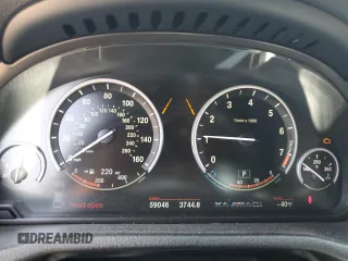 2017 BMW X4 M40i with VIN 5UXXW7C54H0U25292, listed as a Copart auction lot 61724994 with 59,046 mi miles and Non Repairable. Bid and sale history available at carsss.com. Image 9.