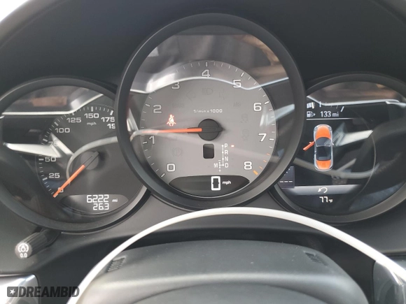 2022 Porsche 718 Boxster S with VIN WP0CB2A81NS221111, listed as a Copart auction lot 51421565 with 6,222 mi miles and Salvage Title. Bid and sale history available at carsss.com. Image 9.