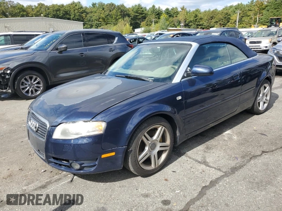 2008 Audi A4 2.0T z VIN WAUAF48H78K007111, wystawiony jako Copart lot #74002764 z przebiegiem 167 268 mil mil oraz Nie do naprawy • Non repairable. Historia ofert i sprzedaży dostępna na DreamBid. Obrazek 1.