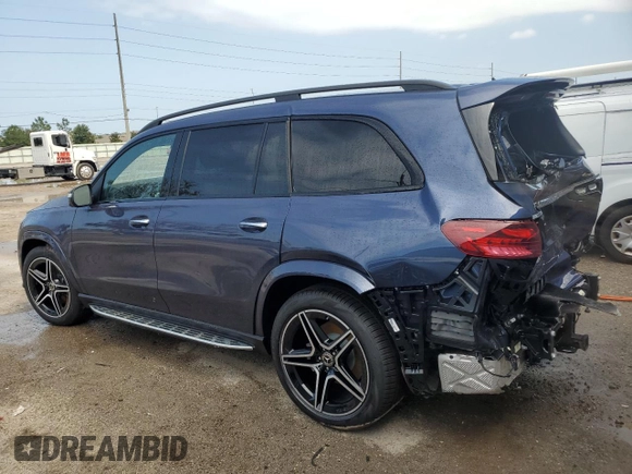 2024 Mercedes-Benz GLS 450 with VIN 4JGFF5KE9RB172345, listed as a Copart auction lot 53769734 with 234 mi miles and Salvage Title. Bid and sale history available at DreamBid. Image 2.