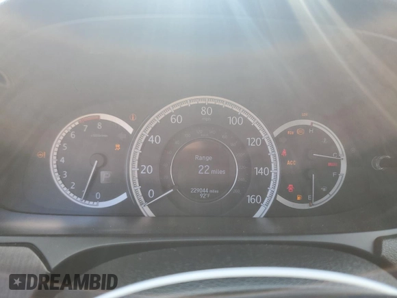 2014 Honda Accord Touring with VIN 1HGCR3F9XEA019863, listed as a Copart auction lot 62746355 with 229,044 mi miles and Salvage title. Bid and sale history available at DreamBid. Image 9.