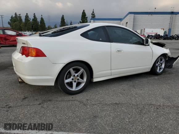 2002 Acura RSX Type S with VIN JH4DC53072C014530, listed as a Copart auction lot 44806975 with 206,496 mi miles and Salvage Title. Bid and sale history available at carsss.com. Image 3.