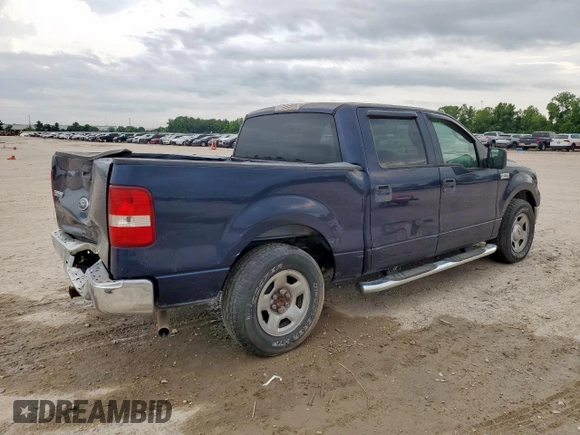 2005 Ford F-150 XLT with VIN 1FTPW12585KF09387, listed as a Copart auction lot 59563175 with 194,153 mi miles and Salvage title. Bid and sale history available at DreamBid. Image 3.