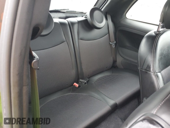 2017 FIAT 500e with VIN 3C3CFFGE0HT600746, listed as a Copart auction lot 55964925 with 30,465 mi miles and Salvage title. Bid and sale history available at DreamBid. Image 10.