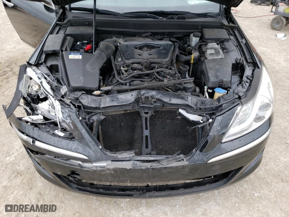 2013 Hyundai Genesis 3.8L with VIN KMHGC4DD2DU221085, listed as a Copart auction lot 38810452 with 96,878 mi miles and Salvage Title. Bid and sale history available at carsss.com. Image 7.