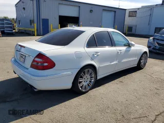 2007 Mercedes-Benz E-Class 3.5L with VIN WDBUF56X87B132731, listed as a Copart auction lot 47575365 with 106,789 mi miles and Salvage Title. Bid and sale history available at carsss.com. Image 3.