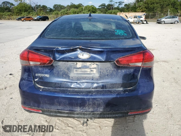 2017 Kia Forte LX with VIN 3KPFK4A77HE157440, listed as a Copart auction lot 50717215 with 179,005 mi miles and Salvage Title. Bid and sale history available at carsss.com. Image 6.