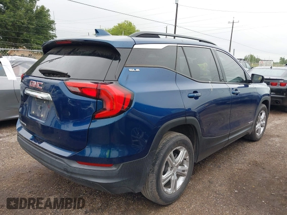 2020 GMC Terrain SLE with VIN 3GKALMEV2LL154731, listed as a IAAI auction lot 42192219 with 108,033 mi miles and . Bid and sale history available at DreamBid. Image 4.