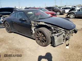2015 Porsche 911 Carrera with VIN WP0AA2A98FS106543, listed as a Copart auction lot 73144614 with 16,987 mi miles and Salvage Title. Bid and sale history available at carsss.com. Image 4.