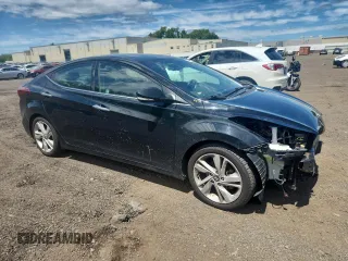 2015 Hyundai Elantra SE with VIN 5NPDH4AE2FH642419, listed as a Copart auction lot 64418735 with 109,503 mi miles and Salvage title. Bid and sale history available at DreamBid. Image 4.
