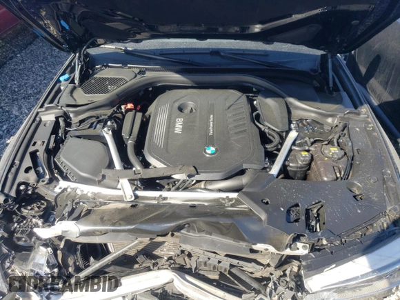2018 BMW 5 Series 540i with VIN WBAJE5C53JWA94657, listed as a Copart auction lot 51058014 with 63,460 mi miles and Salvage Title. Bid and sale history available at carsss.com. Image 12.