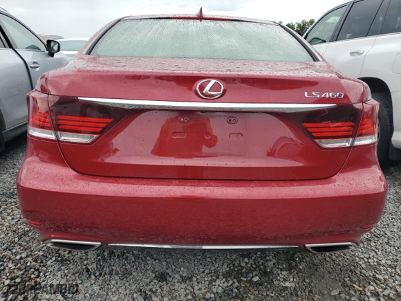 2014 Lexus LS 460 with VIN JTHBL5EF7E5130926, listed as a Copart auction lot 74467774 with 0 mi miles and Non Repairable. Bid and sale history available at carsss.com. Image 6.