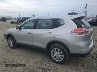 2015 Nissan Rogue S with VIN KNMAT2MV1FP591596, listed as a Copart auction lot 46546605 with 109,497 mi miles and Salvage Title. Bid and sale history available at carsss.com. Image 2.