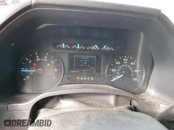 2019 Ford F-150 XL with VIN 1FTEW1CP3KKD68005, listed as a Copart auction lot 50599475 with 129,200 mi miles and Salvage Title. Bid and sale history available at carsss.com. Image 9.