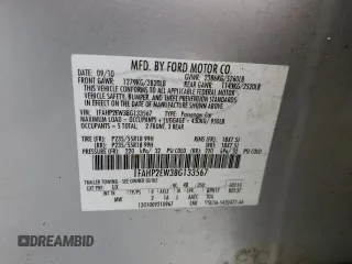 2011 Ford Taurus SEL with VIN 1FAHP2EW3BG133567, listed as a Copart auction lot 44270805 with 206,940 mi miles and Clean Title. Bid and sale history available at DreamBid. Image 12.