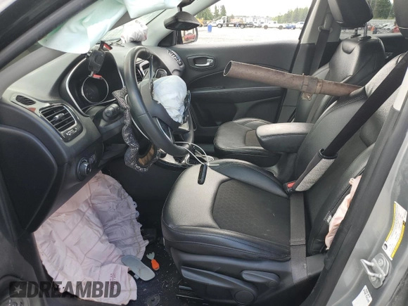 2021 Jeep Compass Altitude with VIN 3C4NJDBB3MT586386, listed as a Copart auction lot 58869495 with Not provided miles and Salvage title. Bid and sale history available at DreamBid. Image 7.