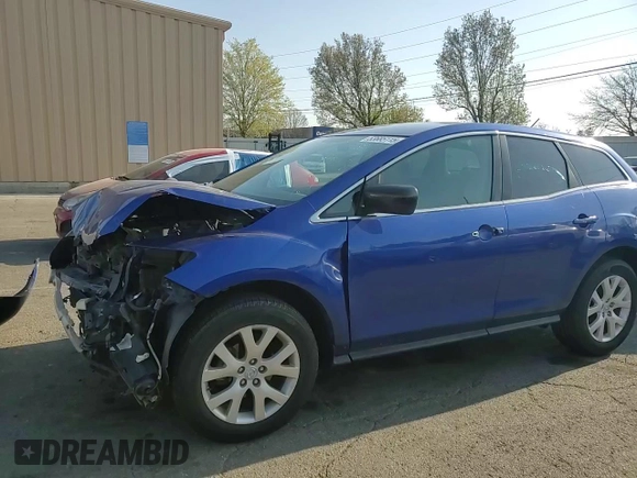 2007 Mazda CX-7 Sport with VIN JM3ER293370118596, listed as a Copart auction lot 53685115 with 195,995 mi miles and Salvage Title. Bid and sale history available at carsss.com. Image 14.