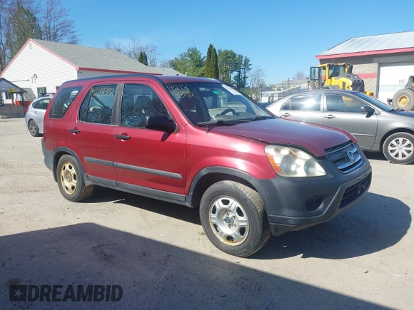 2005 Honda CR-V LX with VIN SHSRD78575U329221, listed as a IAAI auction lot 42133342 with 266,424 mi miles. Bid and sale history available at carsss.com. Image 14.