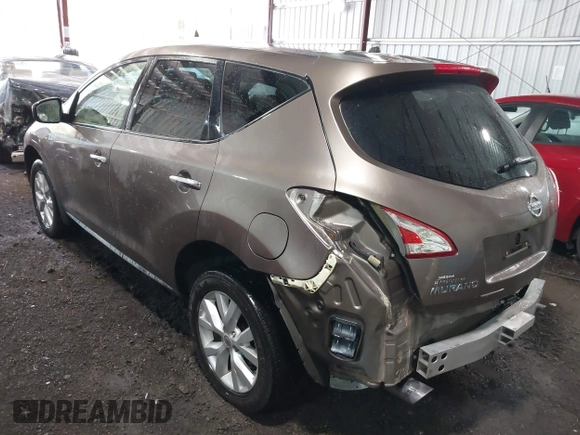 2014 Nissan Murano SV with VIN JN8AZ1MU9EW417350, listed as a IAAI auction lot 42138090 with 178,652 mi miles and . Bid and sale history available at carsss.com. Image 3.