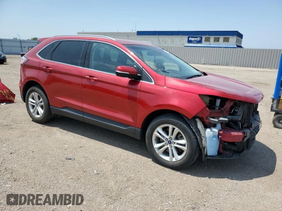 2020 Ford Edge SEL with VIN 2FMPK4J92LBA83975, listed as a Copart auction lot 59392145 with 43,589 mi miles and Salvage title. Bid and sale history available at DreamBid. Image 4.