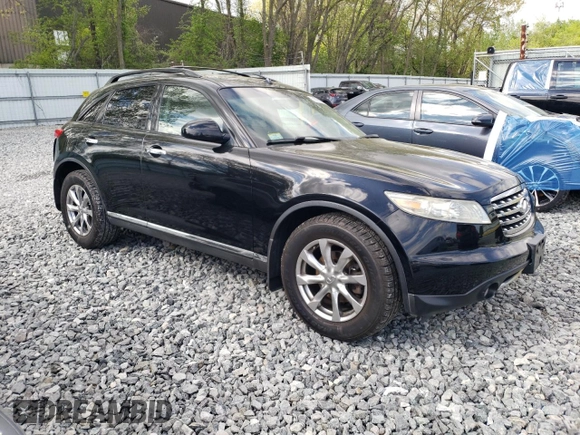 2008 Infiniti FX z VIN JNRAS08W98X201907, wystawiony jako Copart lot #56296865 z przebiegiem 106 294 mil mil oraz Czysty tytuł • Clean title. Historia ofert i sprzedaży dostępna na DreamBid. Obrazek 4.