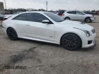 2017 Cadillac ATS-V with VIN 1G6AN1RY8H0160646, listed as a Copart auction lot 84996484 with 62,770 mi miles and Salvage Title. Bid and sale history available at carsss.com. Image 4.
