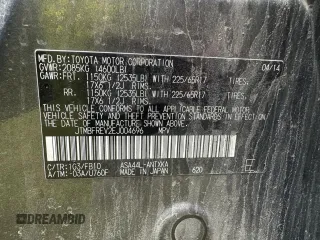 2014 Toyota RAV4 LE with VIN JTMBFREV2EJ004696, listed as a Copart auction lot 65296085 with 249,165 mi miles and Clean title. Bid and sale history available at DreamBid. Image 10.