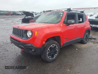 2016 Jeep Renegade Trailhawk with VIN ZACCJBCT8GPD71956, listed as a IAAI auction lot 42244660 with Not provided miles and . Bid and sale history available at DreamBid. Image 2.