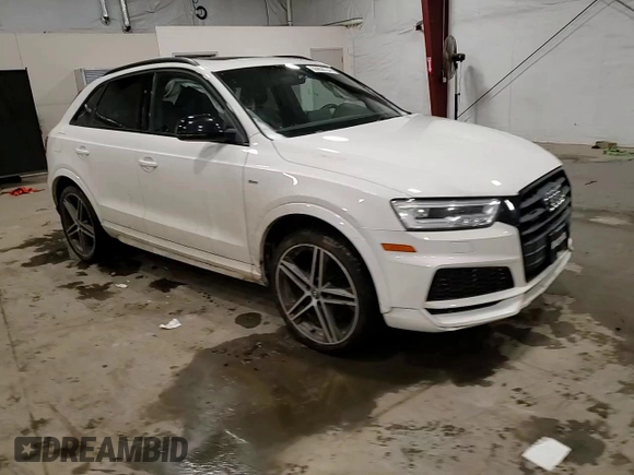2018 Audi Q3 Premium Plus z VIN WA1JCCFS2JR023745, wystawiony jako Copart lot #86858734 z przebiegiem 83 720 mil mil oraz Szkoda całkowita • Salvage title. Historia ofert i sprzedaży dostępna na DreamBid. Obrazek 12.